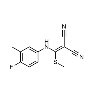 2-(((4-Fluoro-3-methylphenyl)amino)(methylthio)methylene)malononitrile|CS-0579746
