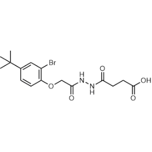 4-(2-(2-(2-Bromo-4-(tert-butyl)phenoxy)acetyl)hydrazinyl)-4-oxobutanoic acid|CS-0580061