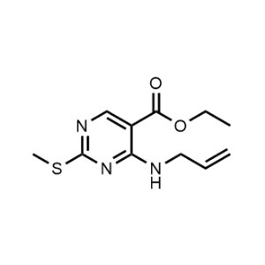 Ethyl 4-(allylamino)-2-(methylthio)pyrimidine-5-carboxylate|CS-0580141