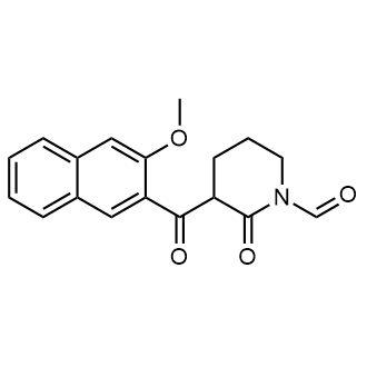 3-(3-Methoxy-2-naphthoyl)-2-oxopiperidine-1-carbaldehyde|CS-0580243