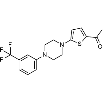 1-(5-(4-(3-(Trifluoromethyl)phenyl)piperazin-1-yl)thiophen-2-yl)ethan-1-one|CS-0580328