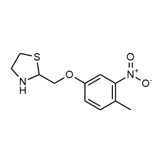 2-((4-Methyl-3-nitrophenoxy)methyl)thiazolidine|CS-0580389