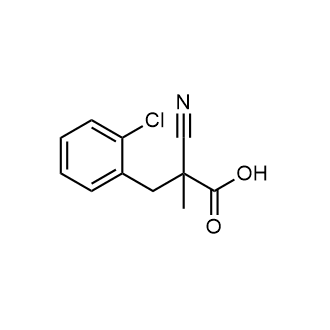 3-(2-Chlorophenyl)-2-cyano-2-methylpropanoic acid|CS-0580595