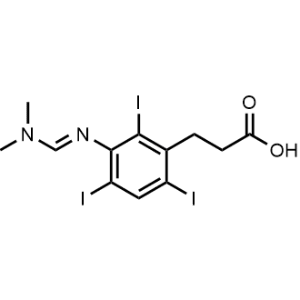 3-(3-(((Dimethylamino)methylene)amino)-2,4,6-triiodophenyl)propanoic acid|CS-0580699