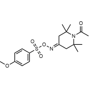 1-(4-((((4-Methoxyphenyl)sulfonyl)oxy)imino)-2,2,6,6-tetramethylpiperidin-1-yl)ethan-1-one|CS-0580949