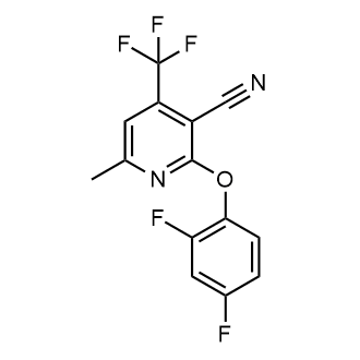 2-(2,4-Difluorophenoxy)-6-methyl-4-(trifluoromethyl)nicotinonitrile|CS-0580978