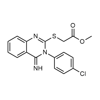 Methyl 2-((3-(4-chlorophenyl)-4-imino-3,4-dihydroquinazolin-2-yl)thio)acetate|CS-0581003