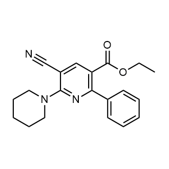 Ethyl 5-cyano-2-phenyl-6-(piperidin-1-yl)nicotinate|CS-0581053