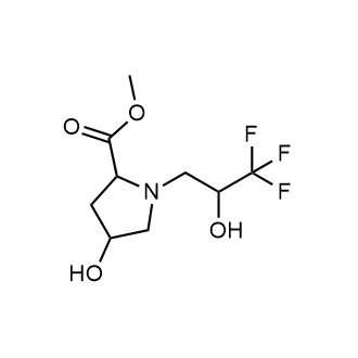 Methyl 4-hydroxy-1-(3,3,3-trifluoro-2-hydroxypropyl)pyrrolidine-2-carboxylate|CS-0581081