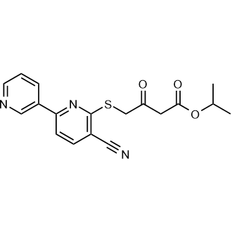 Isopropyl 4-((5-cyano-[2,3'-bipyridin]-6-yl)thio)-3-oxobutanoate|CS-0581141