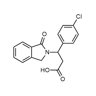 3-(4-Chlorophenyl)-3-(1-oxoisoindolin-2-yl)propanoic acid|CS-0581164