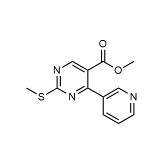 Methyl 2-(methylthio)-4-(pyridin-3-yl)pyrimidine-5-carboxylate|CS-0581321