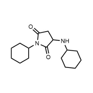 1-Cyclohexyl-3-(cyclohexylamino)pyrrolidine-2,5-dione|CS-0581390