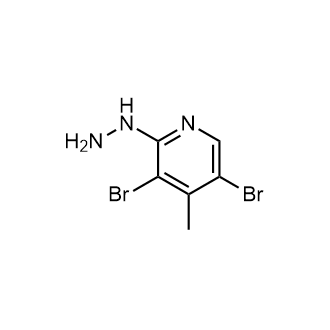 3,5-Dibromo-2-hydrazinyl-4-methylpyridine|CS-0581525