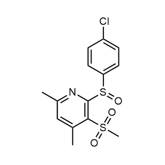 2-((4-Chlorophenyl)sulfinyl)-4,6-dimethyl-3-(methylsulfonyl)pyridine|CS-0581649