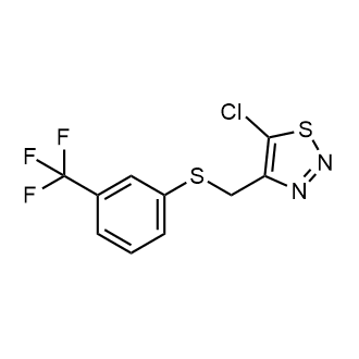 5-Chloro-4-(((3-(trifluoromethyl)phenyl)thio)methyl)-1,2,3-thiadiazole|CS-0581792