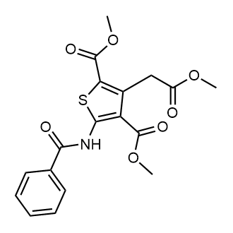 Dimethyl 5-benzamido-3-(2-methoxy-2-oxoethyl)thiophene-2,4-dicarboxylate|CS-0581895