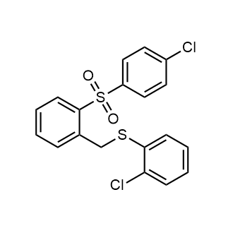 (2-Chlorophenyl)(2-((4-chlorophenyl)sulfonyl)benzyl)sulfane|CS-0581899