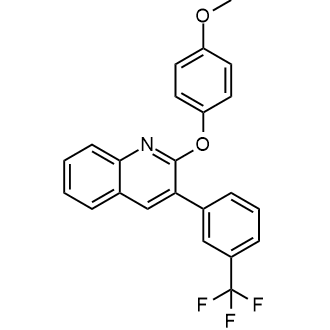 2-(4-Methoxyphenoxy)-3-(3-(trifluoromethyl)phenyl)quinoline|CS-0581900