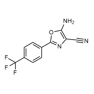5-Amino-2-(4-(trifluoromethyl)phenyl)oxazole-4-carbonitrile|CS-0582288