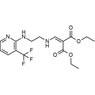 Diethyl 2-(((2-((3-(trifluoromethyl)pyridin-2-yl)amino)ethyl)amino)methylene)malonate|CS-0582439