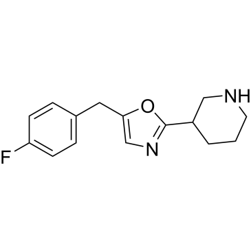 5-(4-Fluorobenzyl)-2-(piperidin-3-yl)oxazole|CS-0582686