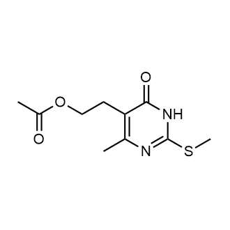 2-(4-Methyl-2-(methylthio)-6-oxo-1,6-dihydropyrimidin-5-yl)ethyl acetate|CS-0582689