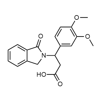3-(3,4-Dimethoxyphenyl)-3-(1-oxoisoindolin-2-yl)propanoic acid|CS-0582758