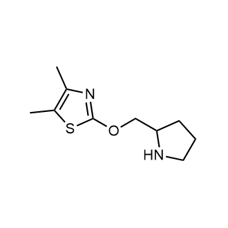 4,5-Dimethyl-2-(pyrrolidin-2-ylmethoxy)thiazole|CS-0583150
