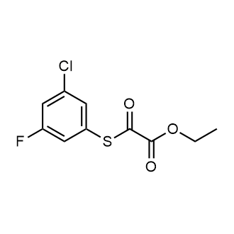 Ethyl 2-((3-chloro-5-fluorophenyl)thio)-2-oxoacetate|CS-0583424