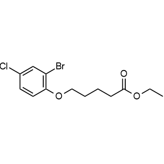 Ethyl 5-(2-bromo-4-chlorophenoxy)pentanoate|CS-0583483