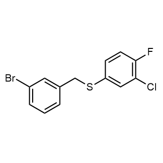 (3-Bromobenzyl)(3-chloro-4-fluorophenyl)sulfane|CS-0583748
