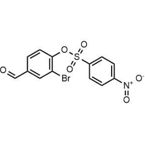 2-Bromo-4-formylphenyl 4-nitrobenzenesulfonate|CS-0583792