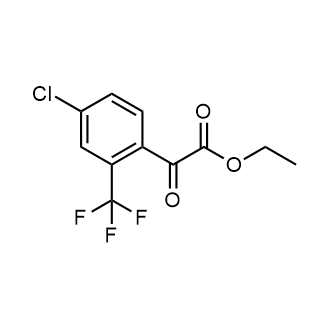 Ethyl 2-(4-chloro-2-(trifluoromethyl)phenyl)-2-oxoacetate|CS-0583862