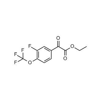 Ethyl 2-(3-fluoro-4-(trifluoromethoxy)phenyl)-2-oxoacetate|CS-0583865