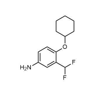 4-(Cyclohexyloxy)-3-(difluoromethyl)aniline|CS-0583895