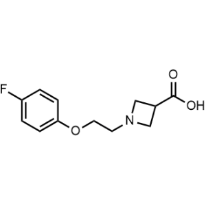 1-(2-(4-Fluorophenoxy)ethyl)azetidine-3-carboxylic acid|CS-0583929