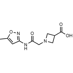 1-(2-((5-Methylisoxazol-3-yl)amino)-2-oxoethyl)azetidine-3-carboxylic acid|CS-0583933