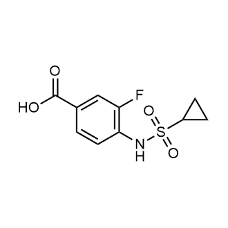 4-(Cyclopropanesulfonamido)-3-fluorobenzoic acid|CS-0584138