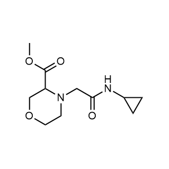 Methyl 4-(2-(cyclopropylamino)-2-oxoethyl)morpholine-3-carboxylate|CS-0584156