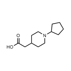 2-(1-Cyclopentylpiperidin-4-yl)acetic acid|CS-0584192