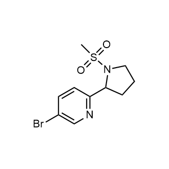 5-Bromo-2-(1-(methylsulfonyl)pyrrolidin-2-yl)pyridine|CS-0584219