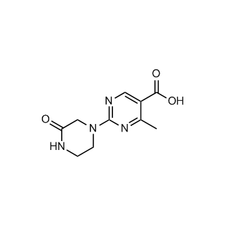 4-Methyl-2-(3-oxopiperazin-1-yl)pyrimidine-5-carboxylic acid|CS-0584305