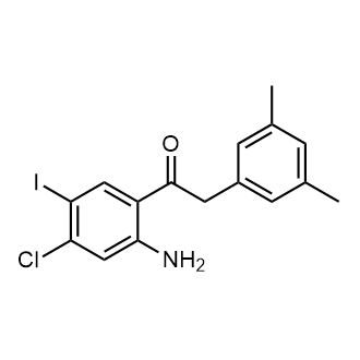 1-(2-Amino-4-chloro-5-iodophenyl)-2-(3,5-dimethylphenyl)ethan-1-one|CS-0584359