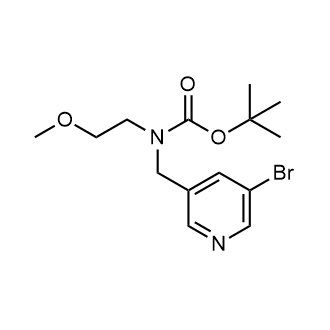 Tert-butyl ((5-bromopyridin-3-yl)methyl)(2-methoxyethyl)carbamate|CS-0584398