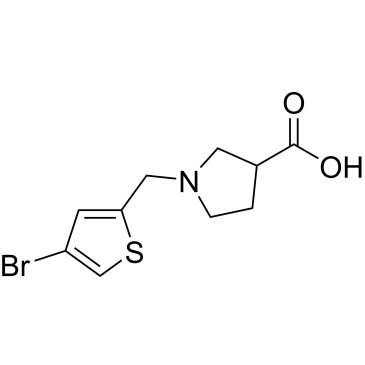 1-((4-Bromothiophen-2-yl)methyl)pyrrolidine-3-carboxylic acid|CS-0584425