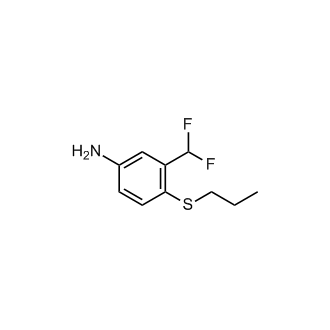 3-(Difluoromethyl)-4-(propylthio)aniline|CS-0584480