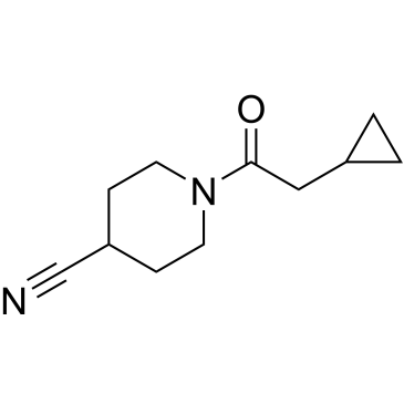 1-(2-Cyclopropylacetyl)piperidine-4-carbonitrile|CS-0584487