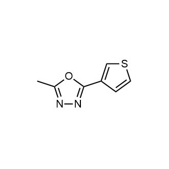 2-Methyl-5-(thiophen-3-yl)-1,3,4-oxadiazole|CS-0584561
