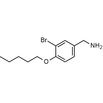 (3-Bromo-4-(pentyloxy)phenyl)methanamine|CS-0584651